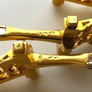 18K Gold Chain Wrap Cufflinks