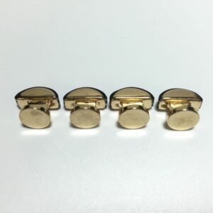 4 Onyx Mother of Pearl Tuxedo Shirt Studs 5