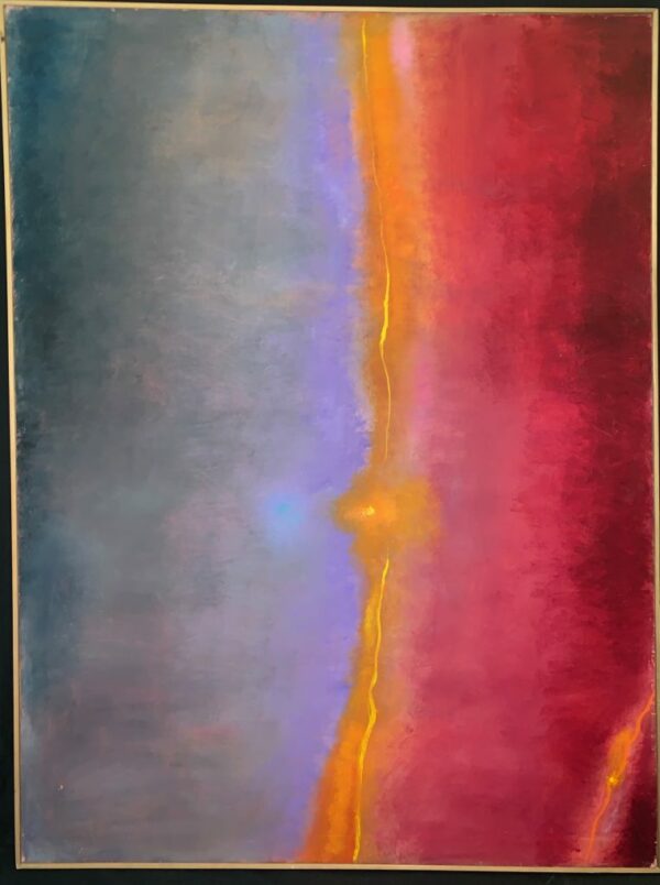 Adele Mailer Abstract Oil on Canvas 1985