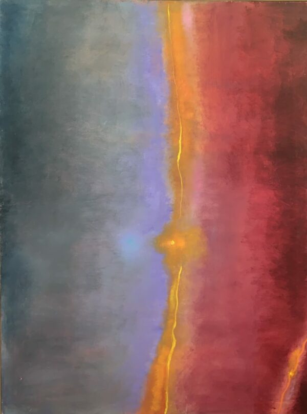 Adele Mailer Abstract Oil on Canvas 1985
