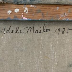 Adele Mailer Untitled Oil on Linen 1985