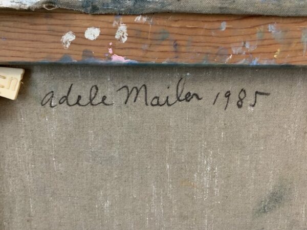 Adele Mailer Untitled Oil on Linen 1985