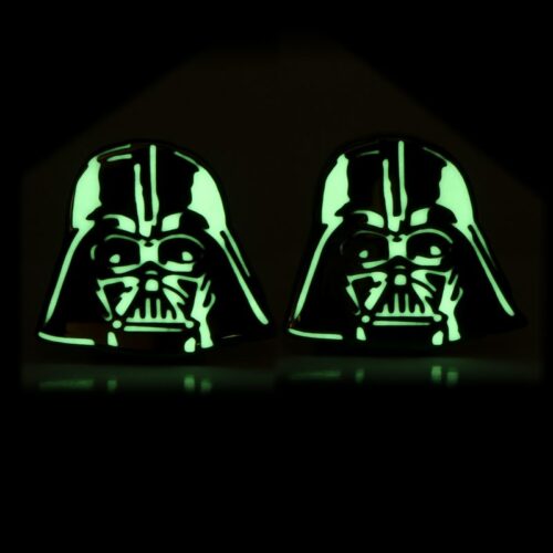 Glow Darth Vader Helmet Cufflinks 2