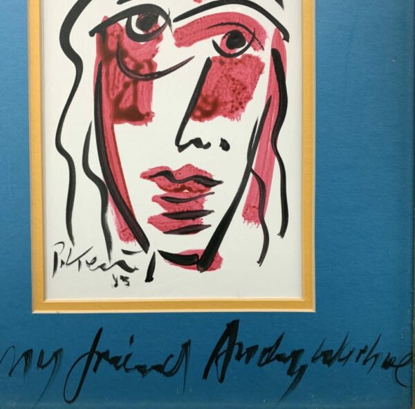Peter Keil "Andy Warhol" Oil Painting