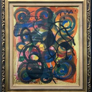 Peter Keil "Abstract Composition" Oil Painting