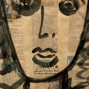 Peter Keil "Femme" Acrylic Painting