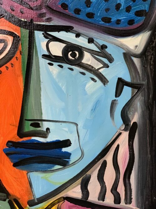 Peter Keil &Quot;Pablo Picasso&Quot; Oil Painting