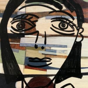 Peter Keil "Junge Frau" Oil Painting