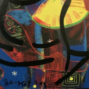 Peter Keil "Abstract Composition" Oil Painting Berlin 93
