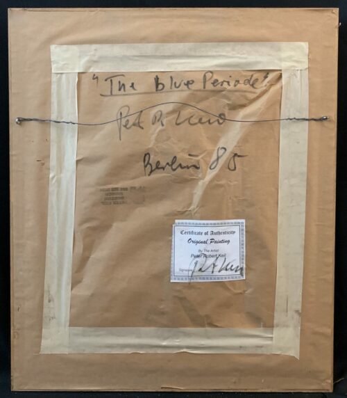 Peter Keil &Quot;The Blue Period&Quot; Oil Painting Berlin 85