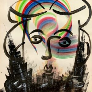 Peter Keil "The Spirit" Acrylic Painting