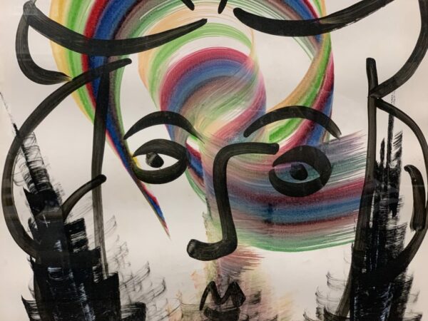 Peter Keil "The Spirit" Acrylic Painting