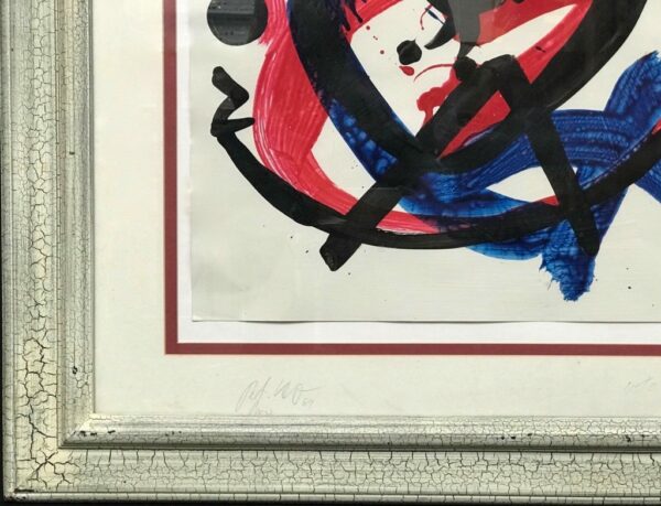 Peter Keil "Homage To My Friend Miro" Acrylic Painting 