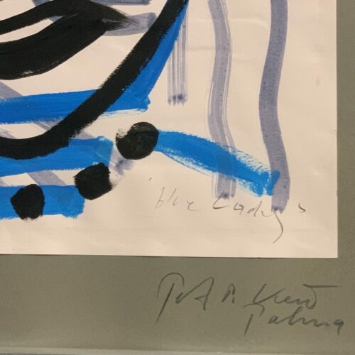 Peter Keil &Quot;Blue Lady&Quot; Oil Painting Palma