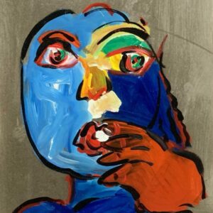 Peter Keil "Smoker" Oil Painting Paris