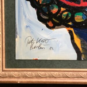 Peter Keil "Van Gogh" Oil Painting 1983