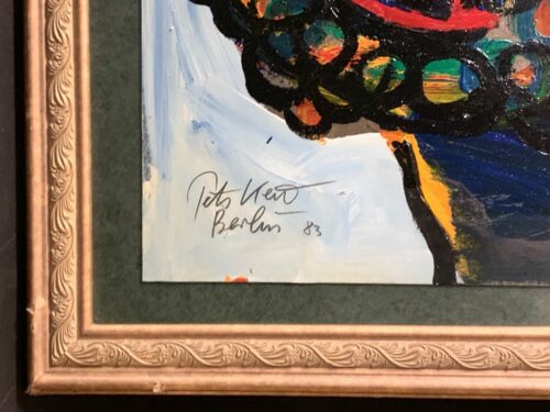 Peter Keil &Quot;Van Gogh&Quot; Oil Painting 1983