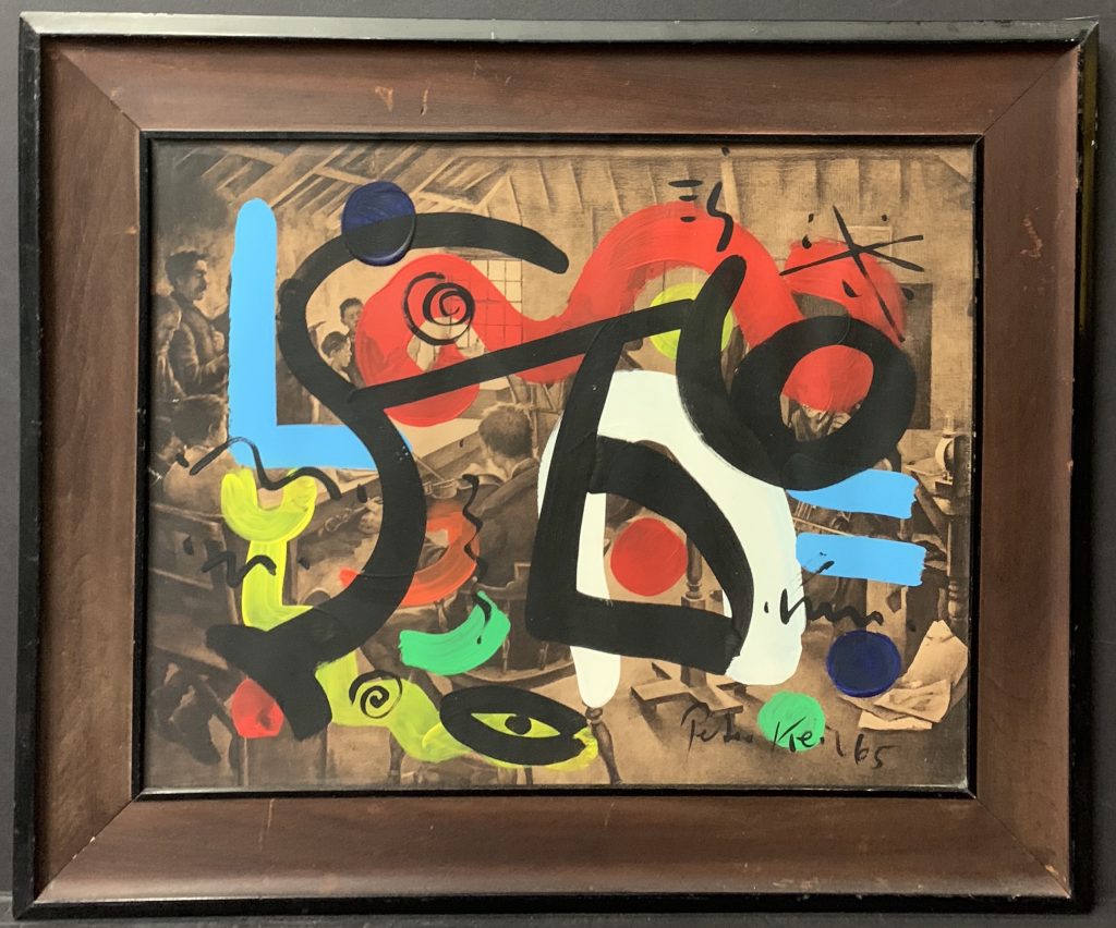 Peter Keil Abstract Oil Painting 1965