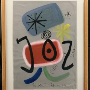 Peter Keil Abstract Miró Style Painting