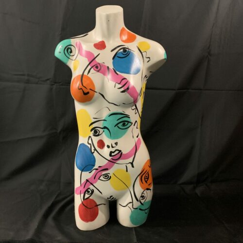 Peter Keil Abstract Painted Mannequin
