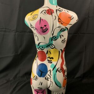 Peter Keil Abstract Painted Mannequin