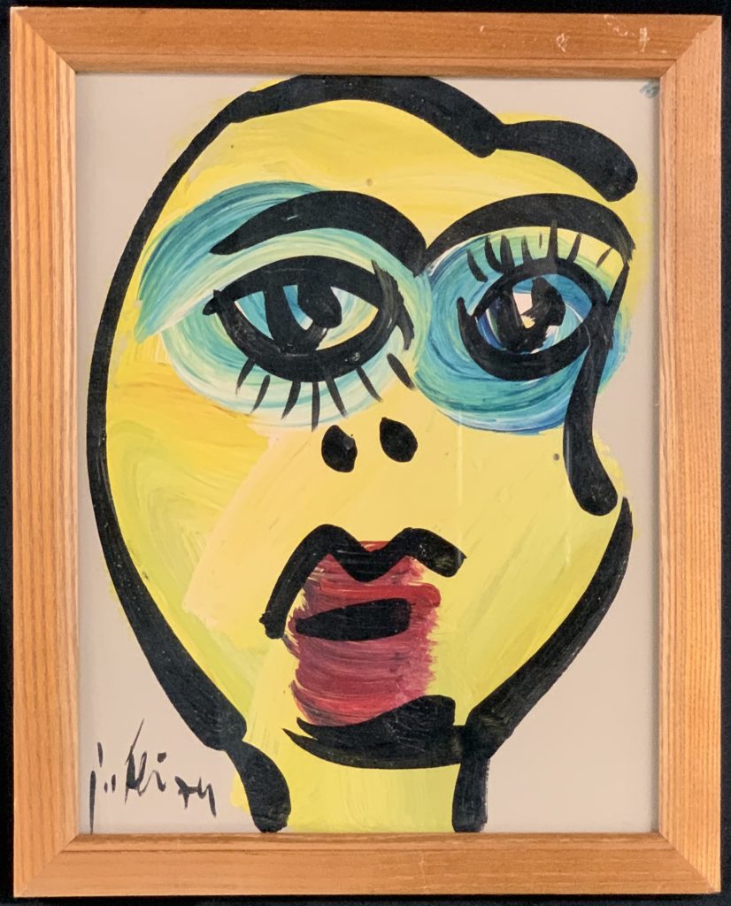 Peter Keil Expressionist Portrait 1970s