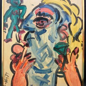 Peter Keil Amadeus Painting Expressionist 1989