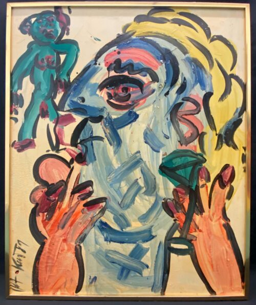Peter Keil Amadeus Painting Expressionist 1989