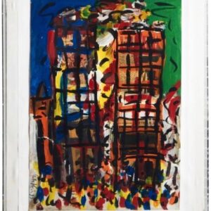 Peter Keil NYC The Twin Towers Painting