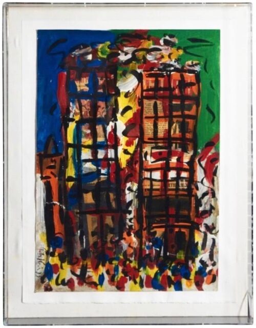 Peter Keil Nyc The Twin Towers Painting