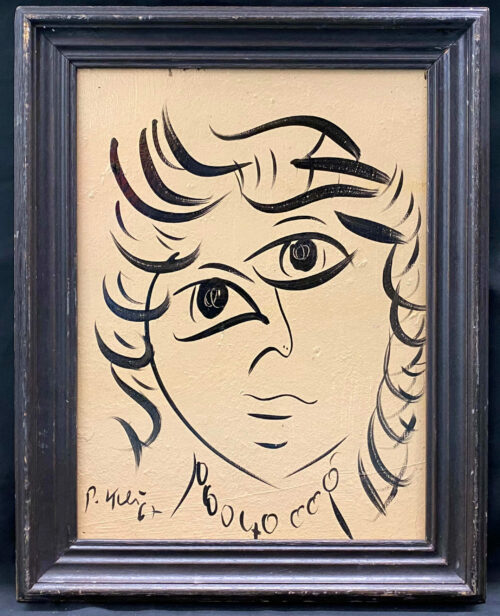 Peter Keil Painting Expressionism Portrait 70S