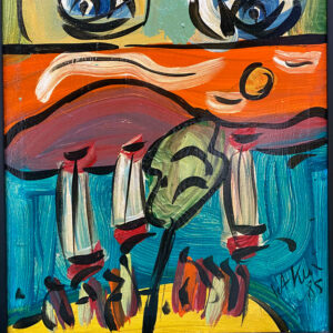 Peter Kiel Painting Flip Side 1985