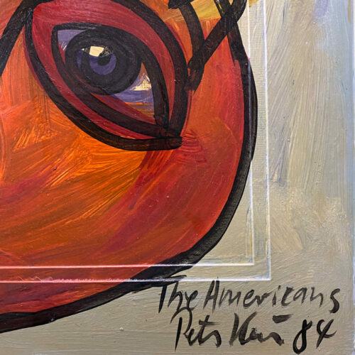 Peter Kiel Painting The Americans Berlin 1984