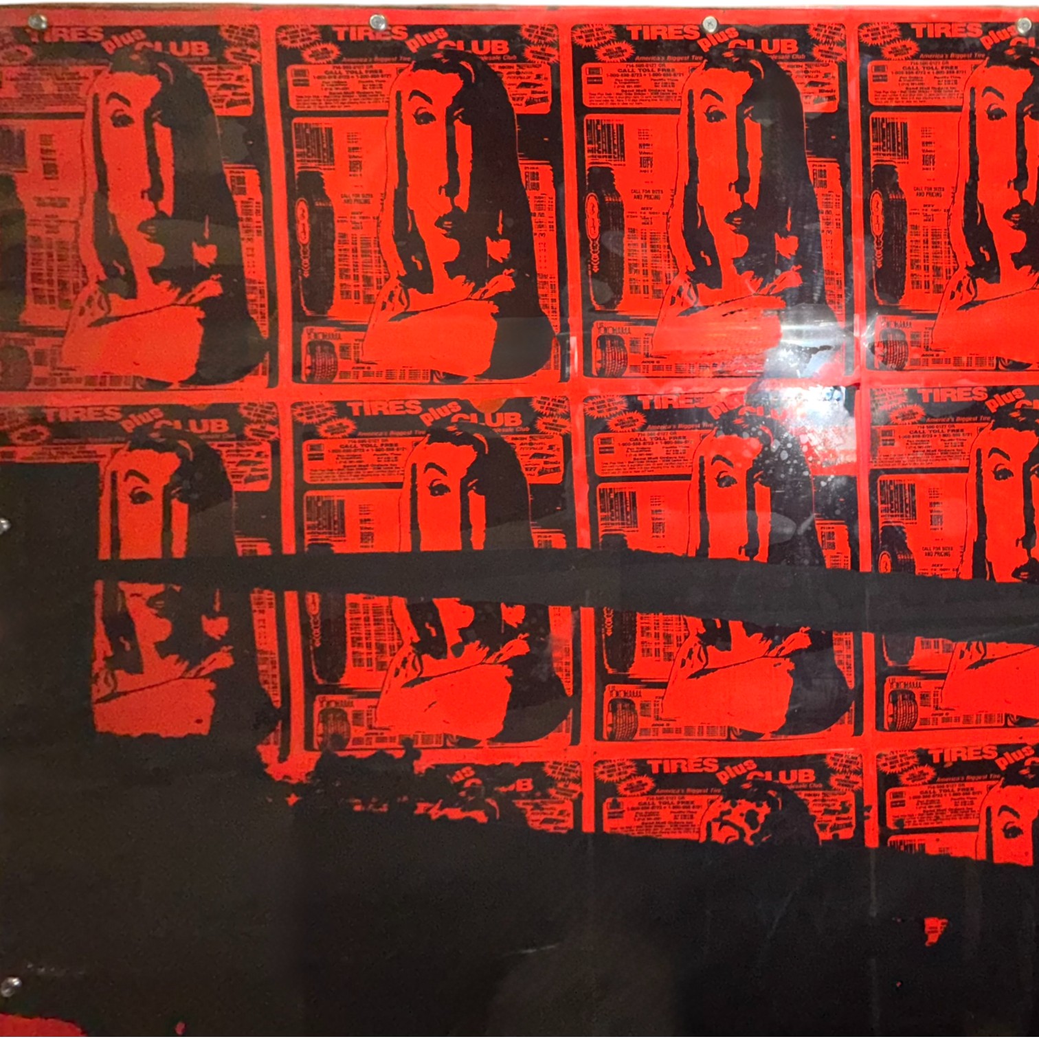 Stephen Sprouse Original Artwork 1993 Neon Punk Pop Art on Mylar – TML